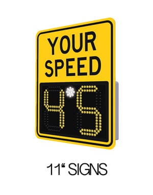 11" RADAR SIGNS