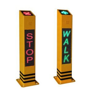 Smart Pedestrian Walking Bollard